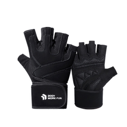 Anti-slip, anti-callousing wrist fitness gloves
