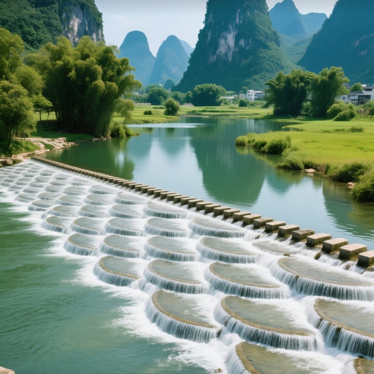 高铁【广西丨德天跨国大瀑布3日游】峡谷漂流+明仕田园+锦绣古镇