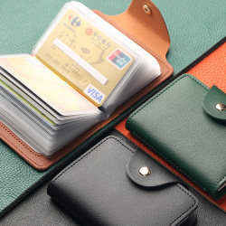 Card Holder Men's Id Storage Bag Women's Ultra-Thin Compact Id Card Holder Men's 2026 New Model Bank Card Holder Portable