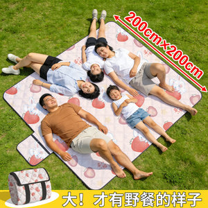 
2026 new picnic mat, enlarged, thickened, waterproof and moisture-proof, outdoor spring outing camping lawn portable folding ground mat
