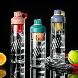 Water cup large capacity sports water bottle for boys and girls fitness water bottle summer plastic portable cup customized for women