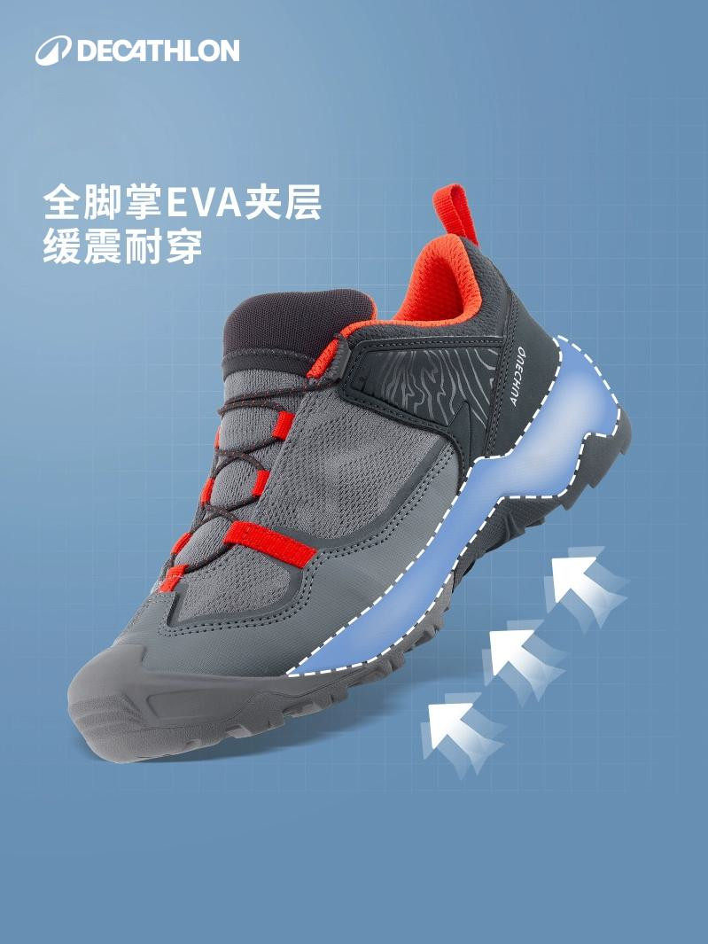 Kasut Mendaki Keluarga Decathlon Kasut Sukan Luar Tidak Gelincir - Main Image