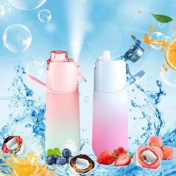 Scented Ring Water Cup for Children and Students, Fun Fruit-Flavored Scent, Multi-Flavor Cup Spray Water Bottle