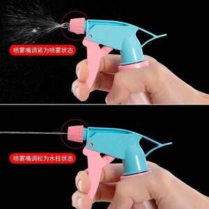 
Hand-buckle plastic watering can, portable disinfection gardening tool, practical design, beverage bottle nozzle, multi-functional accessory