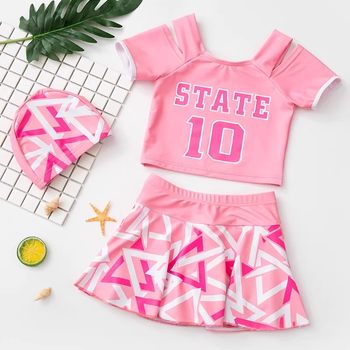 Children's swimsuits and girls' split 2025 new style
