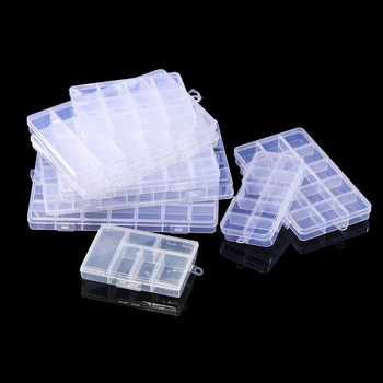 Large capacity transparent plastic storage box