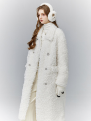 Fragile Store·snow Country Girl Faux Fur Jacket Warm, Soft And Waxy Plush Long Coat