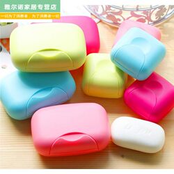 Soap Box with Lid for Student Dormitory Bathhouse, Sealed, Travel Portable, Water-Draining, Creative, Personalized, Cute Soap Box