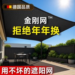 Garden Shade Net, Thickened and Densified Sun Protection Net, Black Net for Outdoor Balcony, Light-Blocking and Heat-Insulating Plant Sunshade Net