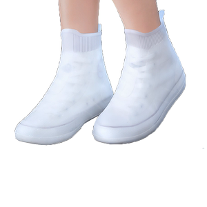 
Silicone Rain Shoe Cover Anti-slip Thickened Wear-resistant Men and Women Summer Waterproof Rain Shelter Foot Cover Children's Extended Rain Boots