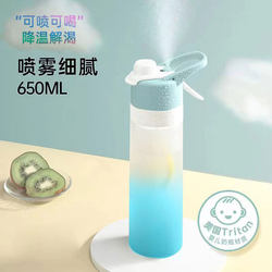 Spray Water Cup, Summer Sports Water Cup, Boys' Water Cup That Can Spray Water, Special Water Bottle for Students and Children Going to School in Summer