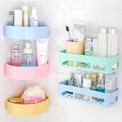 No punching toilet bathroom storage rack wall-mounted plastic storage rack kitchen wall toilet storage box