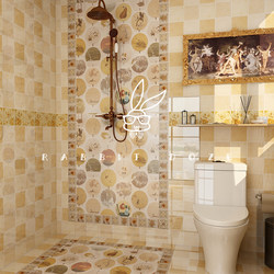 Chinoiserie Chinoiserie Twenty-Four Solar Terms Hexagonal Tiles Entrance Living Room Balcony Art Background Wall Tiles 200*225
