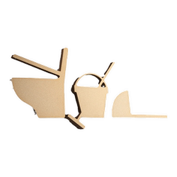 High-end personalized simple metal toilet props wc squat toilet