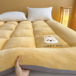 Winter Milk Velvet Quilted Mattress Pad for Home Bedroom Tatami Student Dormitory Single Bed Mattress Pad