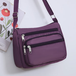 
Large-capacity women's bag Korean version Oxford cloth mobile phone bag lightweight canvas bag one-shoulder crossbody bag female mother's casual small bag