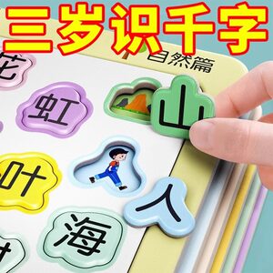 
Baby literacy puzzles for young children 3 to 6 years old, fun literacy boards, early education puzzles, Chinese character cards, boys and girls toys