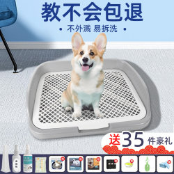 Dog Toilet for Small Dogs, Flat Fixed Pee Pad, Flushable Anti-Trampling Potty for Medium and Large Dogs, Special for Urination