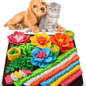 
Pet Slow Food Puzzle Dog Sniffing Pad Cat Feeding Blanket Olfaction Training Pad Toys E-commerce Manufacturer Direct Sales