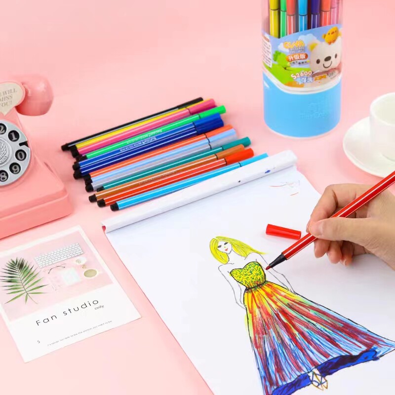 ชุดปากกาเมจิกสีน้ำ Truecolor 48 สี - ล้างออกได้และปลอดภัย