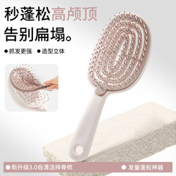 Self-Cleaning Rib Comb for Volumizing Hair, Anti-Static, Women's Special Cleaning and Styling Comb, 2025 New Model for Home Use