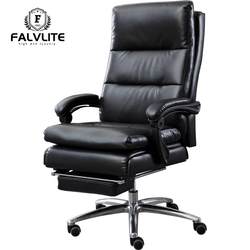 Falvlite Computer Chair Study Office Chair Boss Swivel Chair Home Reclining Rotating Comfortable Long Sitting Gaming Lift Chair