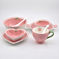 Dish Set 2026 New Model Jingdezhen Nordic Tableware High-End Ceramic Household Trendy ins Style Beautiful Plates