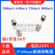 Cầu chì ống cầu chì thủy tinh 5x20mm cầu chì 500ma 630ma 750ma 800ma 250V dụng cụ 5*20