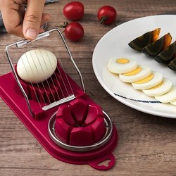 Japanese kitchen household multi-functional stainless steel egg cutter preserved egg egg slicing artifact practical tool