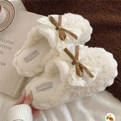 Spot cotton slippers for women's home autumn and winter indoor warm home shoes couples slippers men's winter home shoes