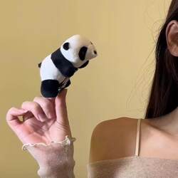 Cute Panda Headband Doll Lying on Your Body Stereo Cartoon Creative Hairpin Hair Band Rubber Band Headband Hair Accessory