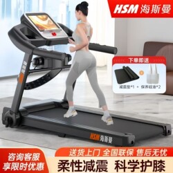Treadmill for Home Use, Indoor Small Folding Walking Machine, Silent Electric Weight Loss Treadmill for Home Use, Gym-Specific
