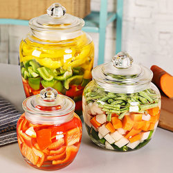 Special Glass Jar for Pickles, Food-Grade Empty Jar with Lid, Small Size for Pickling and Home Use