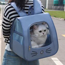 Japanese Cat Carrier Portable Bag Breathable Large Capacity Backpack Suitable for All Seasons Cat Cage Pet Travel Bag