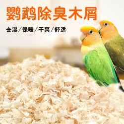 Special wood chip bird's nest for parrots