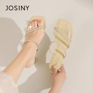
Zhuoshini's new summer footwear fashionable slip-ons all-match slippers high-end sandals women's outer wear summer