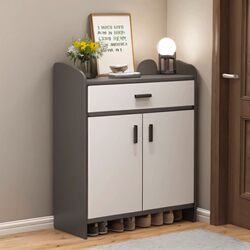 Shoe Cabinet for Home Entrance, 2025 Hot Model, Simple Entryway Storage Cabinet for Small Apartments, Modern Minimalist Balcony Shoe Rack