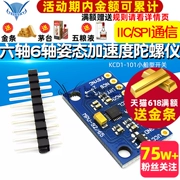 MPU6500 6DOF sáu trục thái độ tăng tốc con quay hồi chuyển góc mô-đun cảm biến giao diện SPI