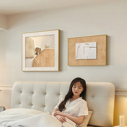 Cream-Style High-End Bedroom Bedside Decorative Painting Abstract Dining Table Background Wall Painting Room Master Bedroom Simple Hanging Painting