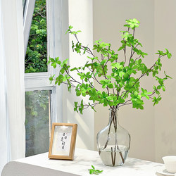 [Healing] Fake Green Plant with Bell-Shaped Leaves, Artificial Plant for Living Room, Dining Table, Tv Cabinet Decoration, Floral Arrangement