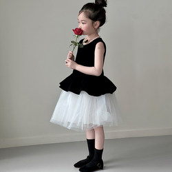 Girls' Dress Summer 2026 New Style Little Girl Summer High-End Evening Dress Skirt Children's Stunning Princess Dress