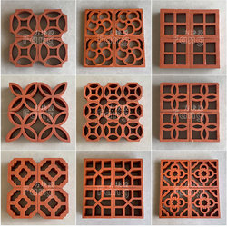 Chinoiserie Ancient Money Ancient Money Flower Window Small Sun Plum Blossom Cut Out Brick Minnan Store Wall Background Decorative Partition