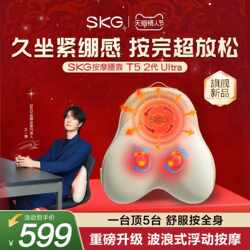 Valentine's Day Gift Skg Waist Massager Massager Cushion Back Fully Automatic Kneading Massager T5-2Ultra