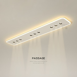 Ultra-Thin Strip Corridor Light Modern Minimalist Led Ceiling Light Without Main Light Corridor Light Balcony Entrance Zhongshan Lighting Fixtures