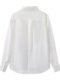 Ainos original single 2025 spring new style fashionable versatile simple loose long-sleeved shirt shirt top for women 25171
