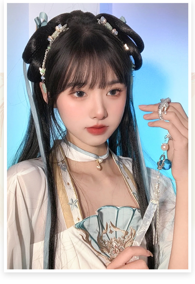 Amazon.co.jp: お団子ヘア 合成中国古代のおだんごヘアウィッグ