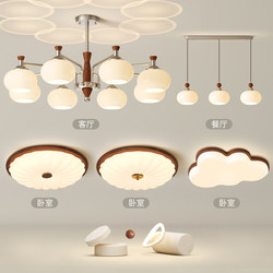 Bauhaus Living Room Chandelier, French Retro High-End Style, Mid-Century Style, 2026 New Lighting Fixtures, Whole House Package Set