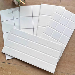 Kitchen 300X600 Wall Tiles Black and White Plaid Scandinavian Tiles Bathroom Bright Bread Restaurant Bathroom Tiles