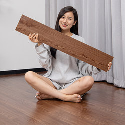Wood Grain Pvc Floor Stickers Self-Adhesive Floor Vinyl for Home Use, Suitable for Cement Floor Renovation, Waterproof, Wear-Resistant, and Thickened