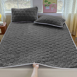 Bubble Velvet Mattress Pad, Soft Cushion for Home Use, Thickened Milk Velvet, Dormitory Student Single Bed Pad, Fleece-Lined Mattress